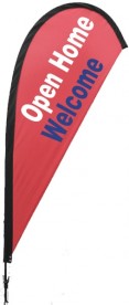"Open Home Welcome" Tear Drop