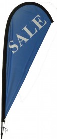 Sale Teardrop Flag Blue