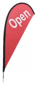 "Open" Tear Drop